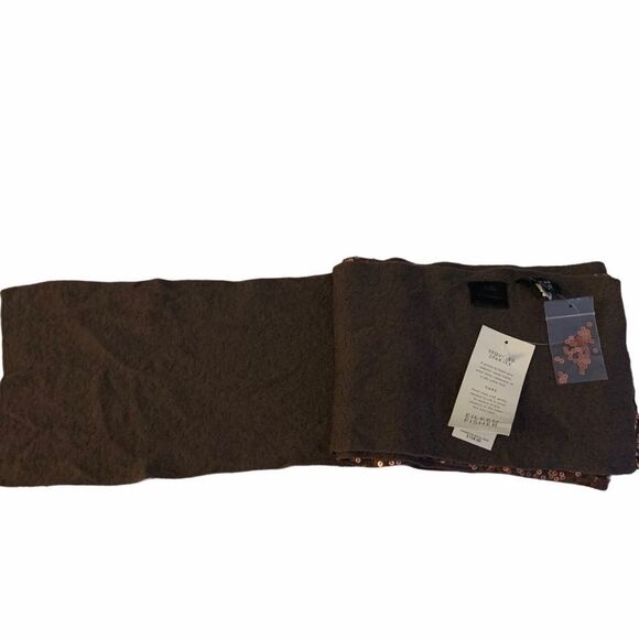 Eileen Fisher Silk Cotton Sparkle Skinny Scarf - Picture 2 of 2